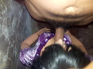 A good blowjob gives me my teacher in an abandoned house