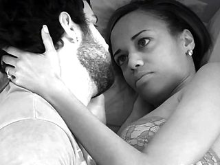 Tattooed dude screwing black cutie