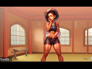 Taffy Tales V0.95.7 Part 87 Gym Touching! by Loveskysan69