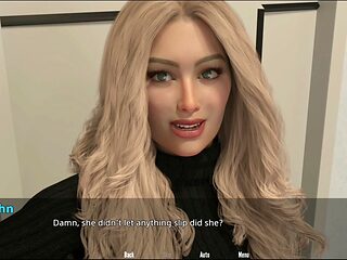 Busty babes in a manga-inspired erotic visual novel game