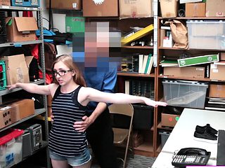 Sexy Gal Gets Wiener Punishment For Theft