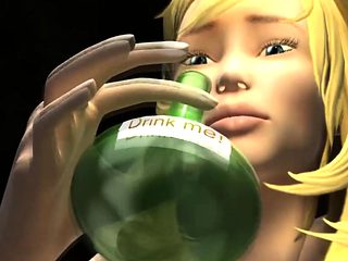 Rabbit bangs Alice in the Wonderland