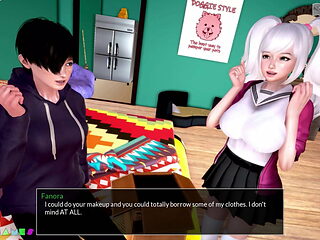 Mythic Manor 0.18 (by Jikey) - Threesome with roomies (1)