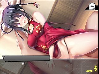 Taimanin, female dom, cheongsam