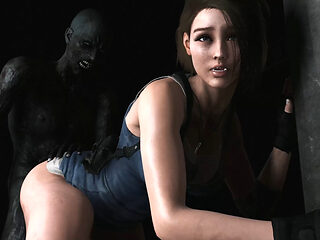 Jill Valentine Fucked Hard By a Monster Cock
