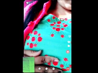 Sexy & Fair Delhi Girl plays with big boobs on cam