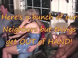 Hot Interracial Fuck Party with BBC and Slutty Girls - Real Home Movie