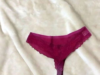 Cumming on sisters panties 