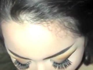 Drunk emo slut sucks cock