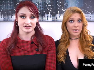 Step Siblings Penny Pax & Violet Monroe Milk Their Boss’ Cock