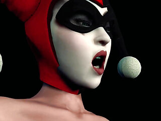 Harley Quinn Pantyhose Footjob