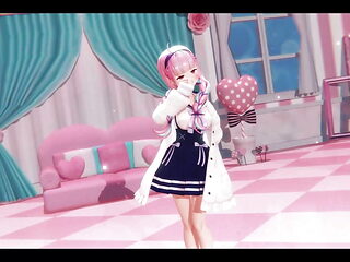 Minato - Cute Teen Sexy Dance and Gradual Undressing