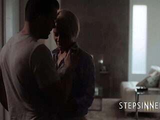 Stepson Fucks Sleeping Dad's New Wife - Helena Locke & Codey Steele Taboo MILF Affair