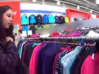 Fantastic Czech Teenie Is Teased In The Supermarket And Nail