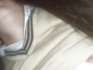 My girlfriend asks me to help her with homework, I go into her room and I can't stand the urge to fuck her, so I cum in her