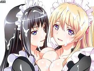 Crazy Anime Toying And Getting Dick