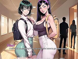 Violet Is A Pro Sucking On A Big Black Cock - My New Girlfriend #1