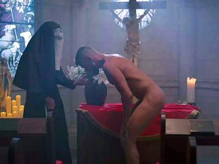 Alex Brand And Matty Mila - Futa Nun Cosplay Sex