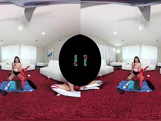 VR Foursome: Blowjob, Cowgirl  Big Tits Porn