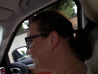Cheating Wife Oksana Katysheva Deepthroats Jack 23s Massive Cock in Car After Hello Gre