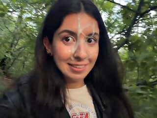 Katty West Deep-Throats in Public Park Encounter