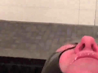 Golden Shower in Masked Face and Mouth