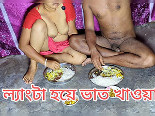 Bangladeshi Wife Rani Mondal Eats With Indian Husband In Bengali HD Sex