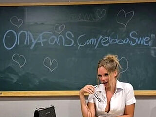 Hot Swedish Schoolgirl Caught & Punished by Teacher - Blonde Teen Blowjob in 4K