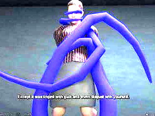 Alien Slime Possession body swap - Footjob Under Table