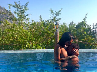 Being Unfaithful to My Husband with the Huge Cock Neighbor in the Pool Yasmina Khan