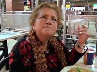 Fat White Grandma Gets Split Wide Open