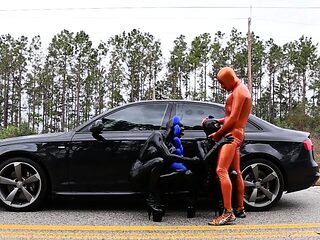 Latex outdoor sex