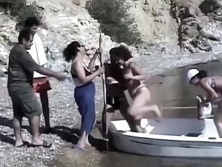 Sahin K Fucks on Beach Next to Friends - Amateur Turkish Outdoor Sex with Dirty Talk & Moaning