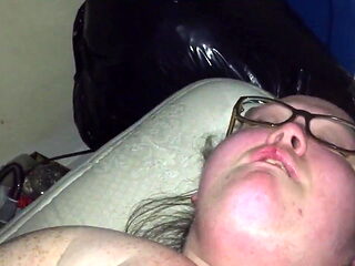 Fat slut getting gunned down