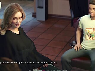 Step-mom in erotic animated comics is the girlfriend's mother