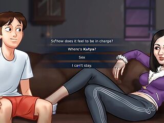 Having fun with all this russhian girl in the city - SummerTime Saga