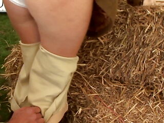 Caroline De Lys a horny woman with blonde hair gets her