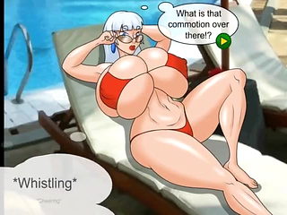 Mrs Claus on vacation 