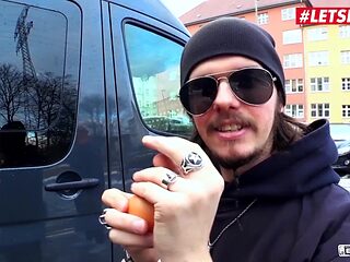 German Mom with Huge Tits Gets Fucked on a Bums Bus