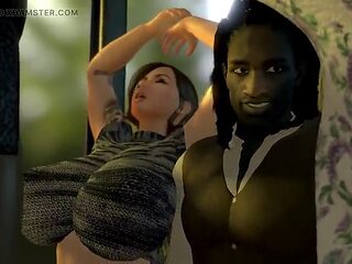 THE DUKEZ Big Booty Ms. Jiggles takes a big hard cock on the bus ride home