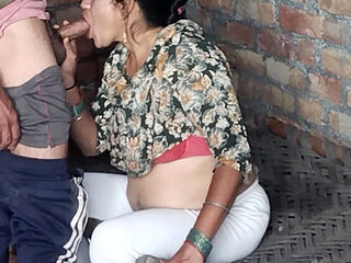 Neighbor Uncle Fucks Indian Maid Sister-in-Law's Big Tits While She Cleans House POV HD