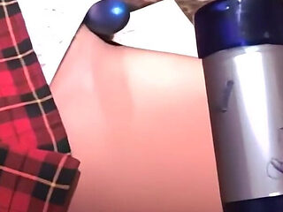 Huge Tit Babe Loves Vibrator Strapped on Pussy