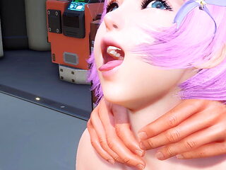 3D Hentai : Boosty Girl Hardcore Anal Sex With Ahegao Face 