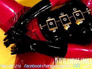  FETISH LATEX VACUUM BED BONDAGE 