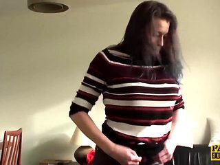 English mature whore anally disciplined before tasting cum