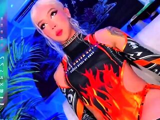 Small tit brunette in lingerie Alyssia