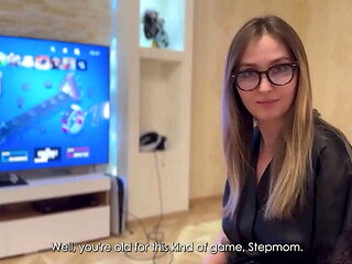 Stepson & Stepmom in Virtual Reality Taboo Roleplay