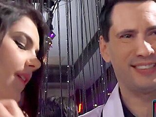 Doctor fucks two strippers in a stripclub and his nurse