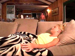 Babysitter Falls Stays Over & Gets Fucked by the Dad - GJ