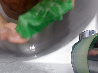 Shower time at the gym